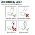 thumbnail image 2 of Premium 3D Air Mesh Seat Covers Fit For Car Truck SUV Van - Front Seats, 2 of 6