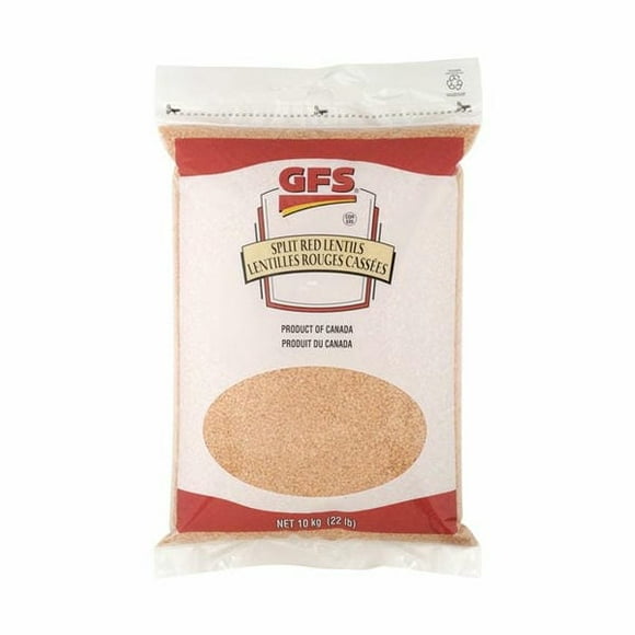CP Gordon Dry Split Red Lentils Bag 10Kg/22.05Lbs