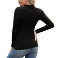 thumbnail image 5 of Fulijie Thick Thermal Shirts For Women,Plus Size Mock Neck Tops,Womens Tops,Women Thick High Neck Double Sided Brushed Bottoming Shirt Long Sleeved Tshirt German Velvet Autumn And Winter Warm Top, 5 of 7