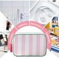 thumbnail image 4 of Large Canvas Travel Cosmetic Makeup Bag with Zipper, 4 of 7