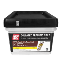 Grip-Rite 21O Plastic 3-1/4" X .131 CTD Smooth 1M