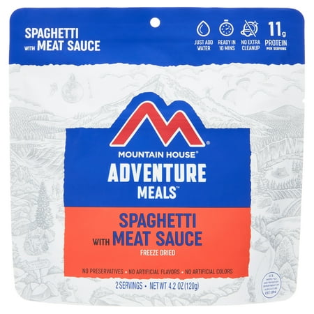 UPC: 0041133551205 | Mountain House Spaghetti w/Meat Sauce Freeze-Dried Food 2 Sevings