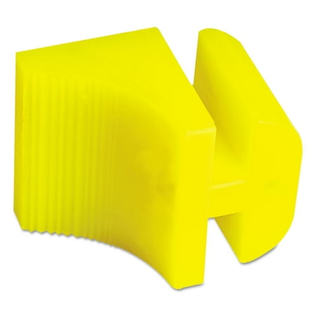 Silicone Door Stop, 3 X 1/4, Neon Yellow