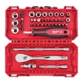 thumbnail image 1 of Milawaukee Ensemble de Cliquet, Douille et Embout 1/4 Po 38 Pcs, 1 of 1