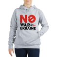 thumbnail image 1 of CafePress - No War In Ukraine - Women's Hooded Sweatshirt, 1 of 1