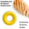 thumbnail image 4 of Playology Dog Toys | Durable Chew Toy Dual Layer Ring, Chicken Scented Toy - Medium, 4 of 6