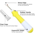 thumbnail image 5 of Handy Stitch Ripper, Seam Ripper Tool Stainless Steel Handy Stitch Tools for Threads for Fishing Lines(Lemon yellow), 5 of 5