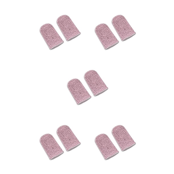 Sidaley Fundas antideslizantes de fibra de carbono para la yema del dedo, 2 piezas, pantalla táctil, juego de teléfonos móviles, Type5 NO5
