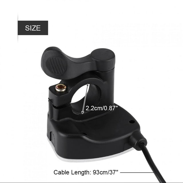 Acelerador de pulgar para bicicleta eléctrica, 24 V, 36 V, 48 V, 7/8", acelerador de pulgar para bicicleta eléctrica, acelerador de pulgar para scooter, instalación sin esfuerzo