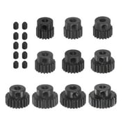 10Pcs RC Car Motor Gears Replace Metal 16T-25T 3.175mm Shaft Motor Upgrade for 1/10 RC Car Parts Remote Control Vehicle Accs