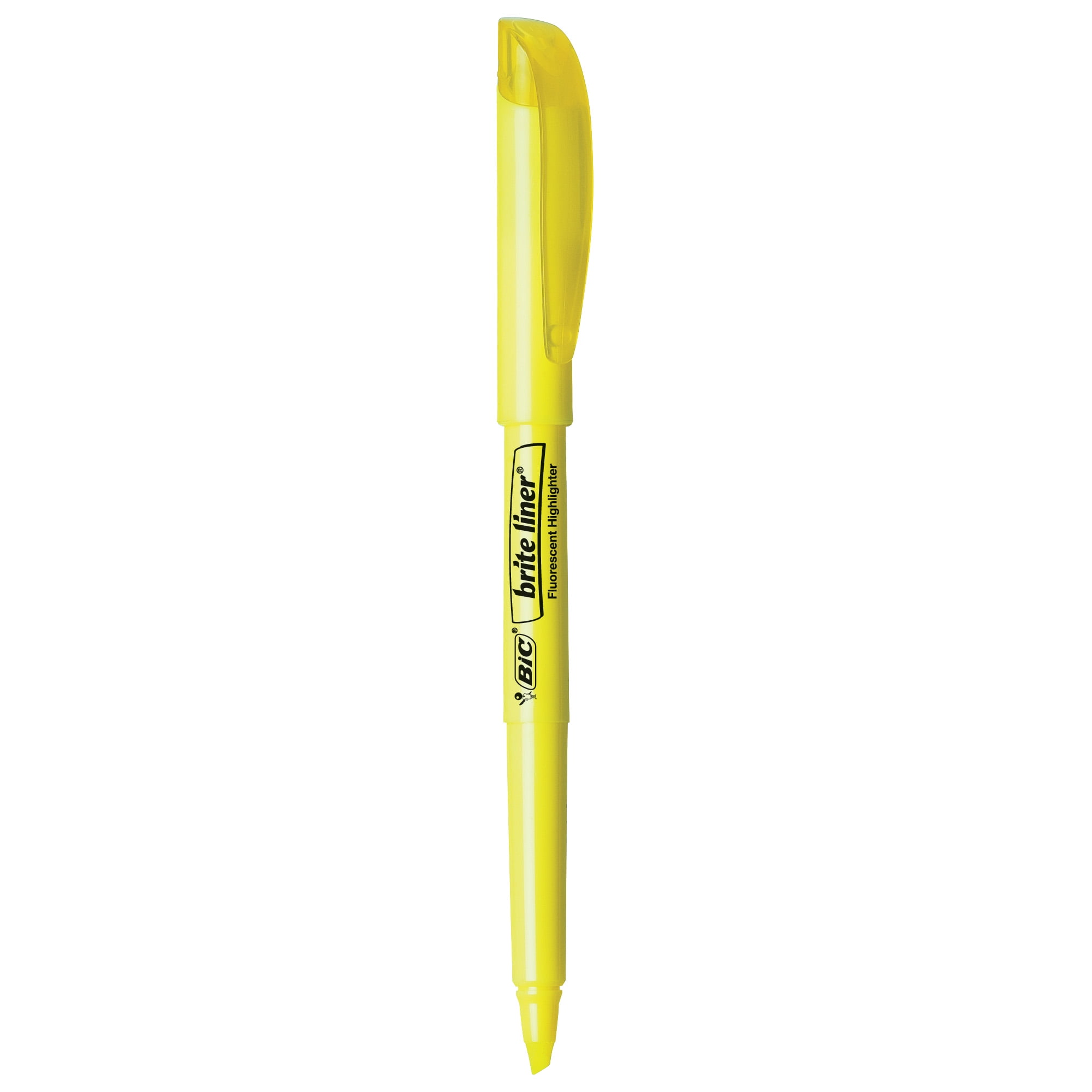 Buy BIC Brite Liner Highlighter, Chisel Tip Pocket Highlighter, Yellow, 5 Count Online at Lowest
