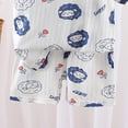 thumbnail image 5 of Baby Boy Outfit Sets Lightweight Breathable Short Sleeve Tee Short Set 2 Pieces Outfit 6-12 Months 12-24 Months 2T 3T 4T 5T 6T 7T Children 2-3 Years, 5 of 6
