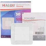 HealQu 9022944-30 Alginate Dressing 4 in. x 4 in. (2 Boxes of 30)
