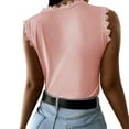 thumbnail image 5 of Tank Tops For Women Lace V Neck Tunic Tank Tops Casual Sleeveless Shirt Blouse Camisole Tops For Women, 5 of 6