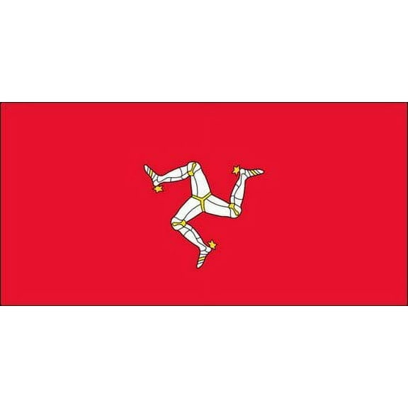 Isle Of Man Flag 3M Reflective sticker| uk island legs