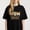 Black-1, variant on Women's Id Rather Be With My Kitty Graphic T-Shirt S-4XL Mother's Day Gift