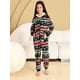 thumbnail image 3 of Pijamas de franela con capucha para niñas y niños, ropa de dormir de Navidad, suave y cálida, Onesie, Invierno, 3 of 4