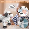 thumbnail image 1 of WLOELOEW White Follow Dog Robot Toys For Kids Smart Remote Control Robot Touch-Sensing Gift, 1 of 9