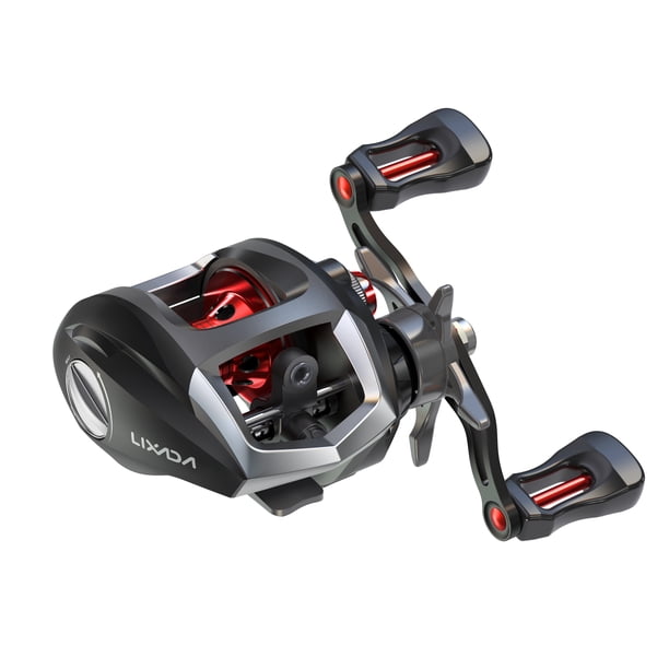 Rueda de pesca Lixada 12 + 1 Ball Bearings Baitcasting Reel Fishing Fly Carrete de alta velocidad de Lixada Rueda de pesca