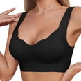 thumbnail image 5 of Gkeoshab Bras for Women Women's Seamless Side Smoothing Push-Up Bra Non-Wired Lift & Anti-Sag Support Bralette Black XXL, 5 of 8