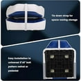 thumbnail image 4 of 2 Pack Boat Seats High Back, Folding Boat Seats with Thickened Sponge Padding and Hinge, Stainless Steel Screws Included, for Sightseeing Boat, Speedboat, Canoe, 4 of 7