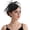 Black, variant on Fascinator Hat Veil Fascinator Party Bridal Wedding Veil Retro Hat Pillbox Hat