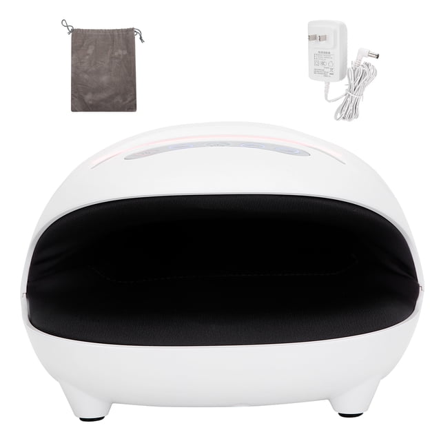 Masajeador de dedos eléctrico Rodillo de compresión caliente Instrumento de masaje de mano Blanco 100-240V