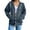 Navy, variant on Women's Casual Long Sleeve Pullover Hoodie, Lightweight Oversized Sweatshirt with Zip-Up Design, Fashion Top for Fall Winter Everyday Wear