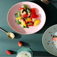 thumbnail image 2 of 12 Pieces Bowl Set Tablewares, Wheat Straw Dinnerware Sets, Lightweight Degradable Dinner Plates Set,Bowls, Cups, Tablewares Set, Dishwasher Safe, 2 of 7