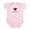 Petal Pink, variant on CafePress - Mimi's Little Monkey BOY Infant Bodysuit - Baby Light Bodysuit, Size Newborn - 24 Months
