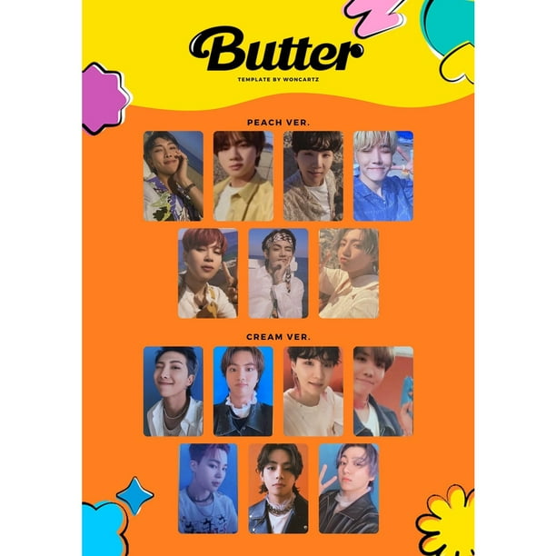 Bts Posters BTS Butter Album + Extra Photocards Set - Cream
