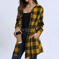 thumbnail image 5 of Women's Long Sleeve Button Down Cardigan Cropped Coats Plus Size Long Sweaters Trendy Casual Workout Y2k Clothes Fall Outfits 2025, 5 of 6