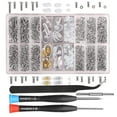 thumbnail image 2 of de reparación de anteojos, repuesto de almohadilla para la , tornillos pequeños , herramienta de reparación de vidrio para reloj Colco Reparación de anteojos, 2 of 8