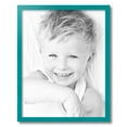 thumbnail image 2 of ArtToFrames 18" x 23" Aqua Picture Frame, 18x23 inch Green Wood Poster Frame (WOM-4428), 2 of 8
