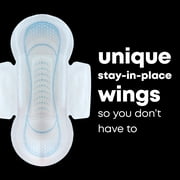 U by Kotex Clean & Secure Ultra Thin Pads with Wings, Regular Absorbency, 36 Count