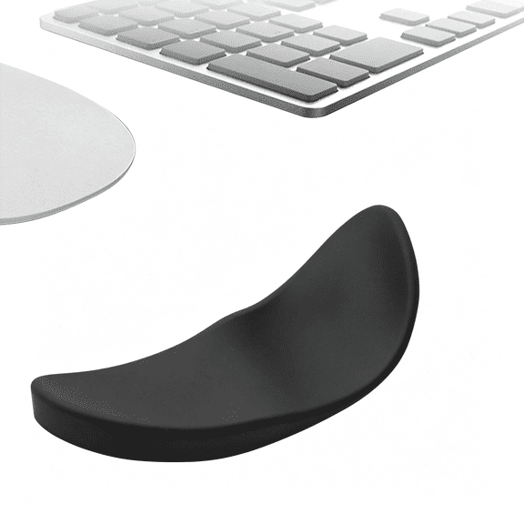 GJX Ergonomic Mouse Wrist Rest Support,Sliding Wrist Pad That Moves with Mouse for Office Work,Gaming,Coding,Relief Sliding Gliding Wrist Pad Mouse Wrist Rest (Black)
