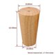thumbnail image 3 of 4 patas de muebles cónicas de madera de 10*6*3,8 cm, 3 of 3