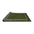 thumbnail image 2 of Ahgly Company Indoor Square Oriental Turquoise Blue Traditional Area Rugs, 3' Square, 2 of 4