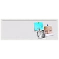 thumbnail image 2 of PinPix 36x12 Custom Cork Bulletin Board Light Grey Diamond Poster Board Has a Fabric Style Canvas Finish, Framed in Light Grey Diamond, by ArtToFrames (PinPix-524), 2 of 6