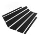 thumbnail image 4 of 6 uds negro brillante puerta ventana BC Pilar poste embellecedor accesorios de coche reemplazo para 5 Series F10 4 puertas 2011-2017, 4 of 8