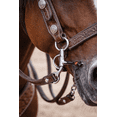 thumbnail image 2 of Horse Western Sweet Iron 4.5" Mouth Dog Bone Snaffle w/ Copper Roller 35313A, 2 of 5
