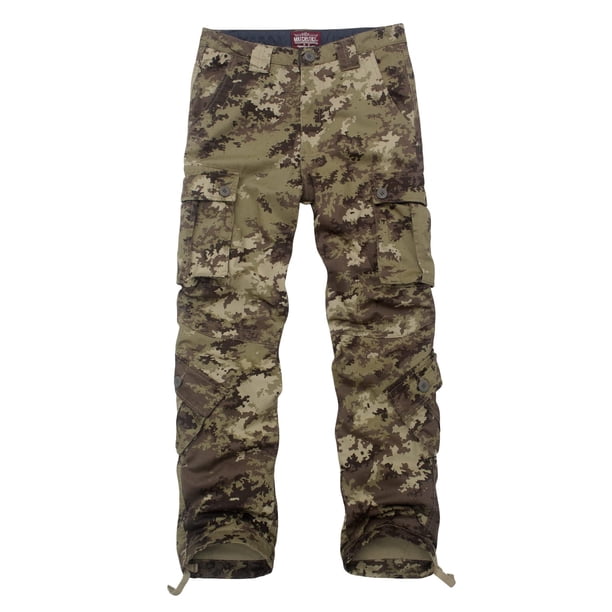 Pantalones Cargo Match para Hombre Camuflaje Desierto Salvaje Talla 36