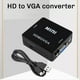 thumbnail image 2 of Convertidor de Adaptador Compatible con 1080P A VGA para PC, Portátil, TV Box, Proyector de Pantalla de Ordenador, Negro, 2 of 5