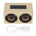 thumbnail image 2 of Wooden  Speaker Retro  Subwoofer AUX Stereo Speaker for Home Tablet, 2 of 7