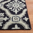thumbnail image 6 of SAFAVIEH Easy Care Kodney Trellis Area Rug, Black, 2' x 3', 6 of 9