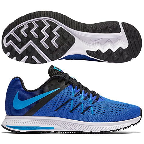 Nike 831561-401: Zoom Winflo 3 III Blue/Black Fashion Running Sneakers ...