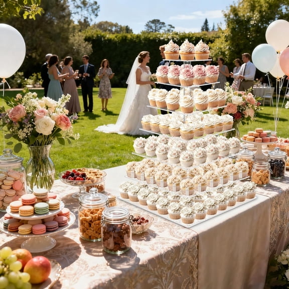 Cupcake Stand, 7 Tier Square Cupcake Stand for 160 Cupcakes, Acrylic Cupcake Tower Stand, Large Cupcake Display Stands, Tiered Cupcake Holder Stand for Birthday, Party, Baby Shower