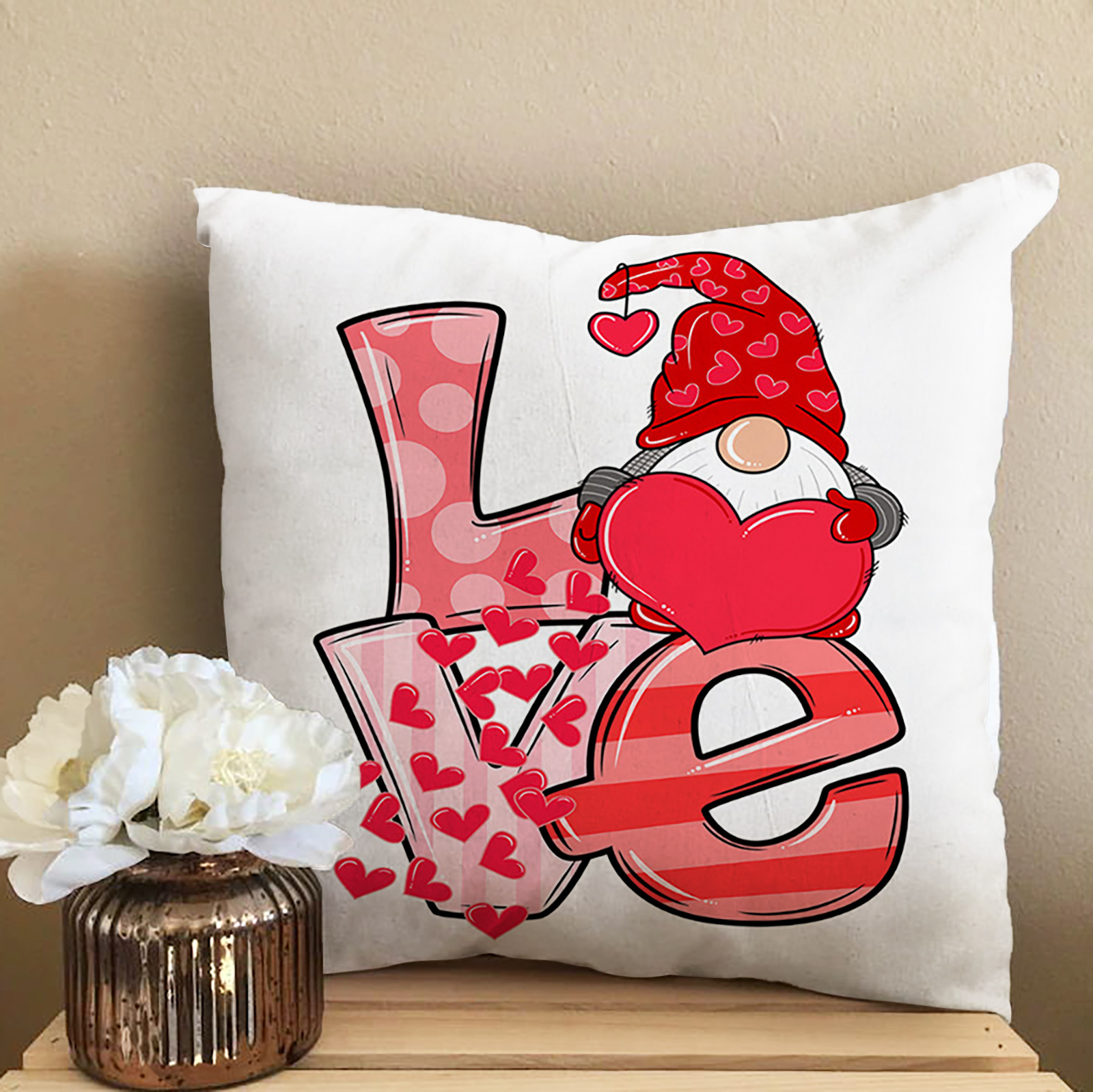 Comfy Throw Pillows for Couch Valentine's Day Love Letter Pattern Throw  Pillow Cover Sofa Throw Pillow Rest Custom Pillow Cover Bedsore Satin  Pillowcase 