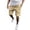 Khaki, variant on Mens Cargo Shorts Solid Color Drawstring Pocket Slim Fit Summer Casual Bottoms Relaxed Daily