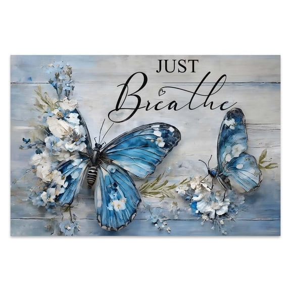 Canvas Wall Art For Bedroom Office Wall Decor  Flower Butterfly Bathroom Wall Decorations For Living Room Painting Pictures Artwork For Modern Posters Prints Home Decor